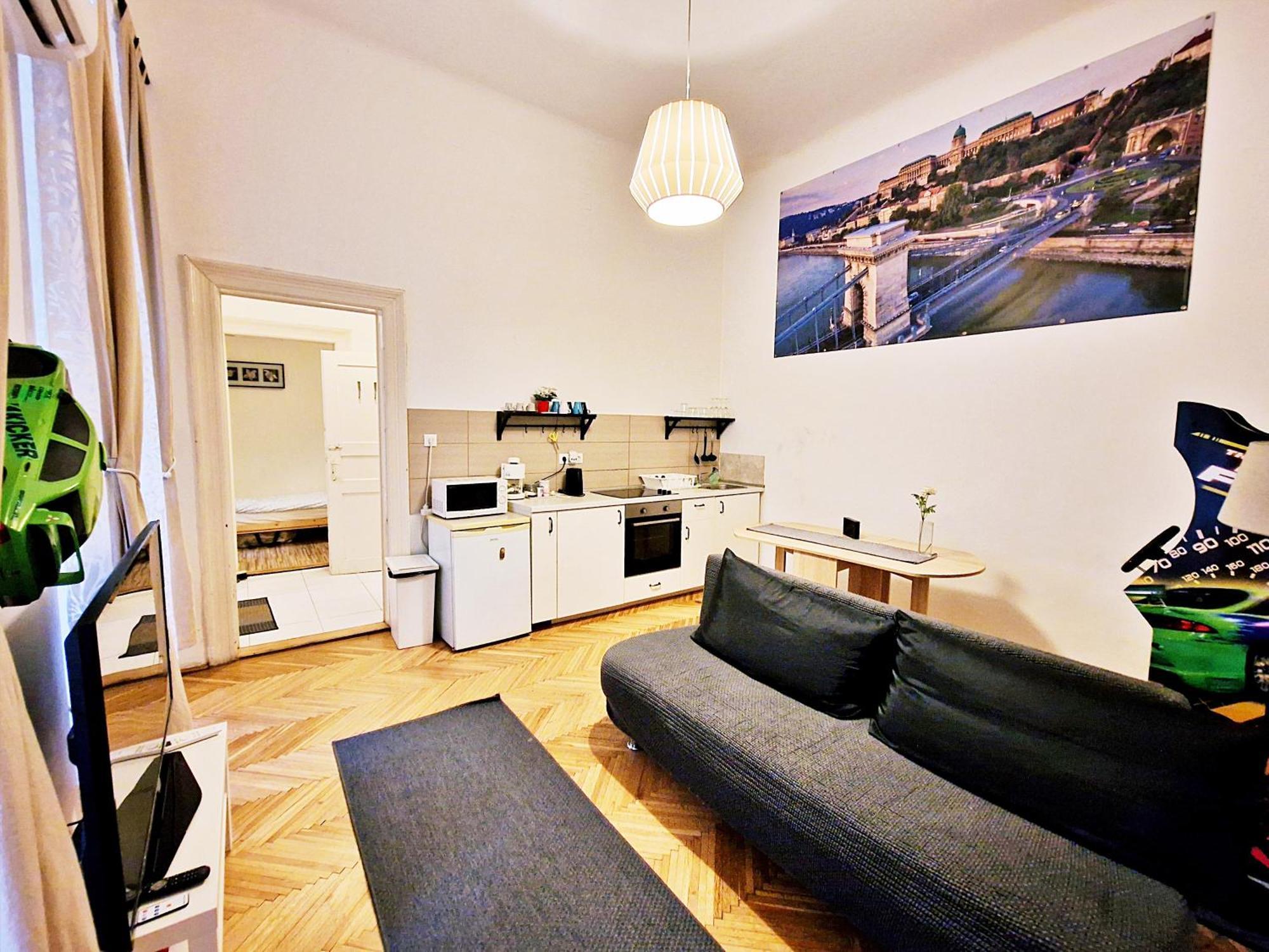 Sega Rally Apartment Free Parking, Budapest